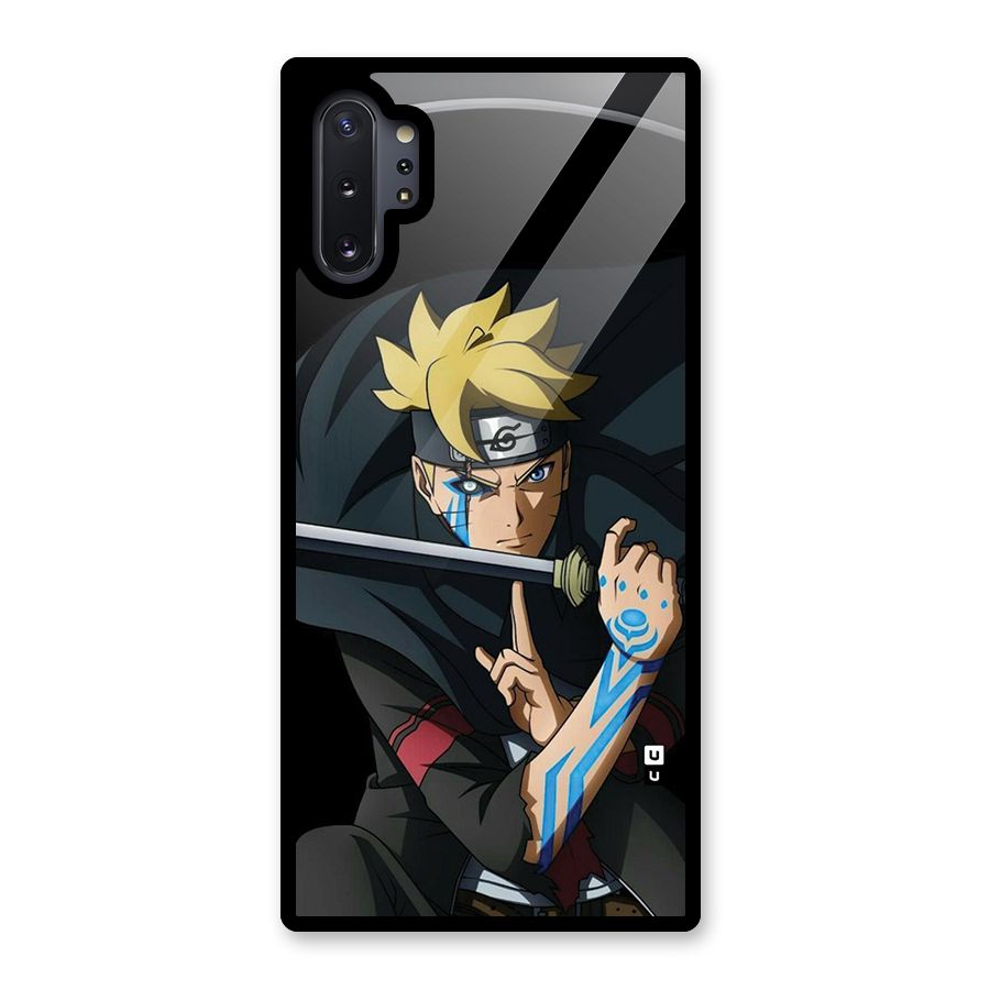 Boruto Uzumaki Stance Glass Back Case for Galaxy Note 10 Plus