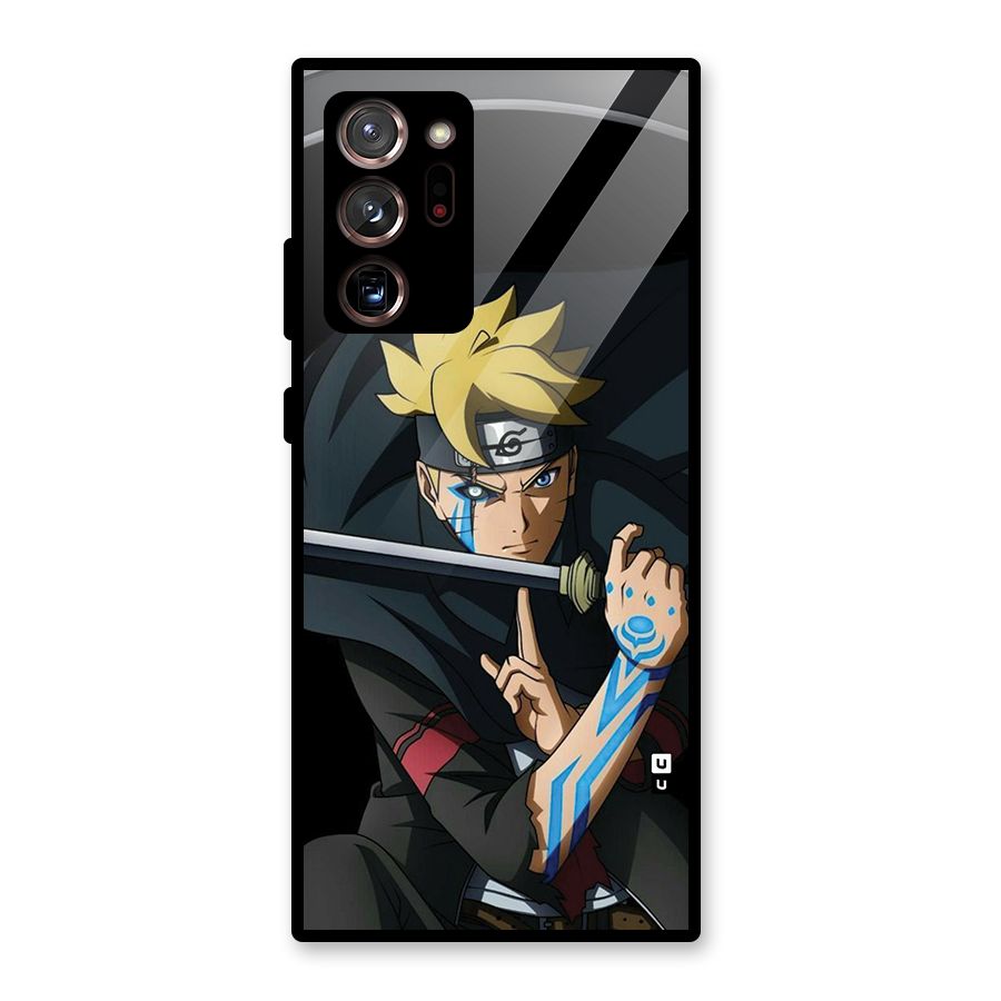 Boruto Uzumaki Stance Glass Back Case for Galaxy Note 20 Ultra 5G