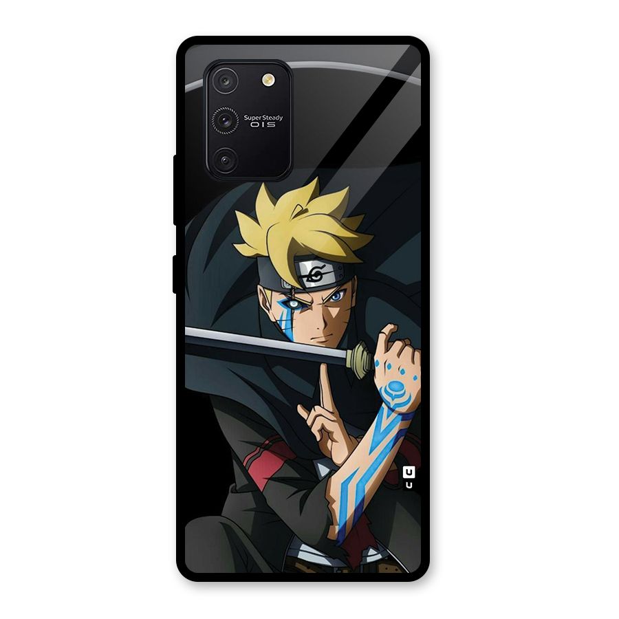 Boruto Uzumaki Stance Glass Back Case for Galaxy S10 Lite