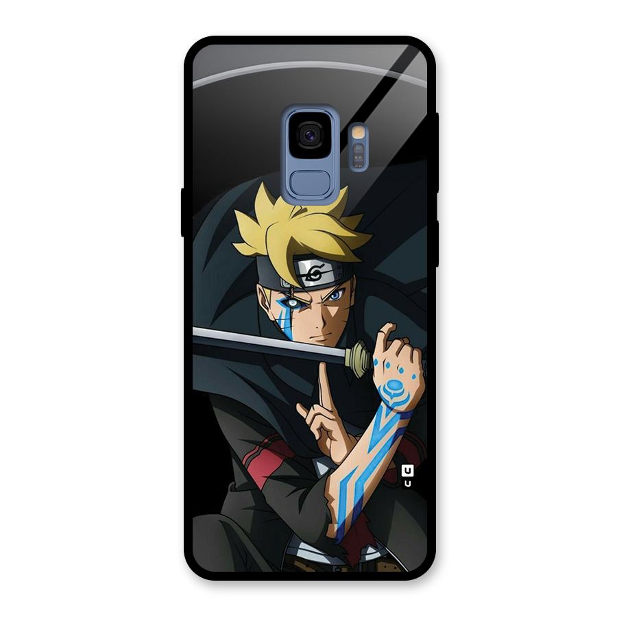 Boruto Uzumaki Stance Glass Back Case for Galaxy S9