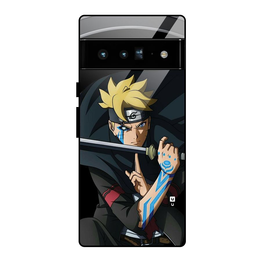 Boruto Uzumaki Stance Glass Back Case for Google Pixel 6 Pro