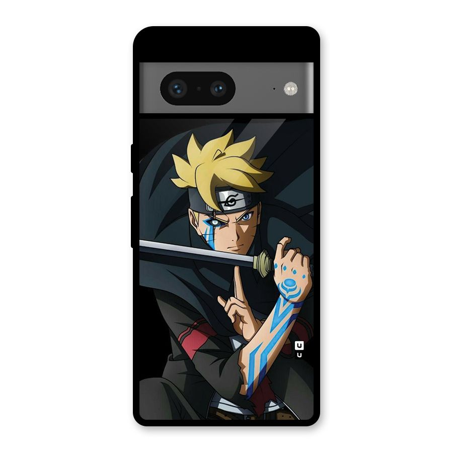 Boruto Uzumaki Stance Glass Back Case for Google Pixel 7