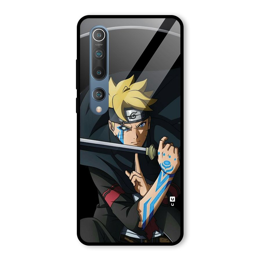 Boruto Uzumaki Stance Glass Back Case for Mi 10