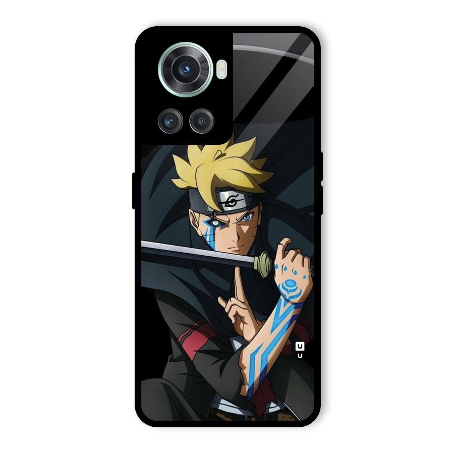 Boruto Uzumaki Stance Glass Back Case for OnePlus 10R