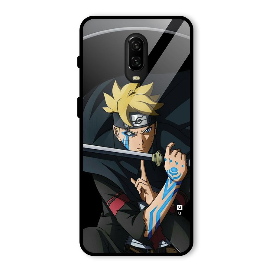 Boruto Uzumaki Stance Glass Back Case for OnePlus 6T