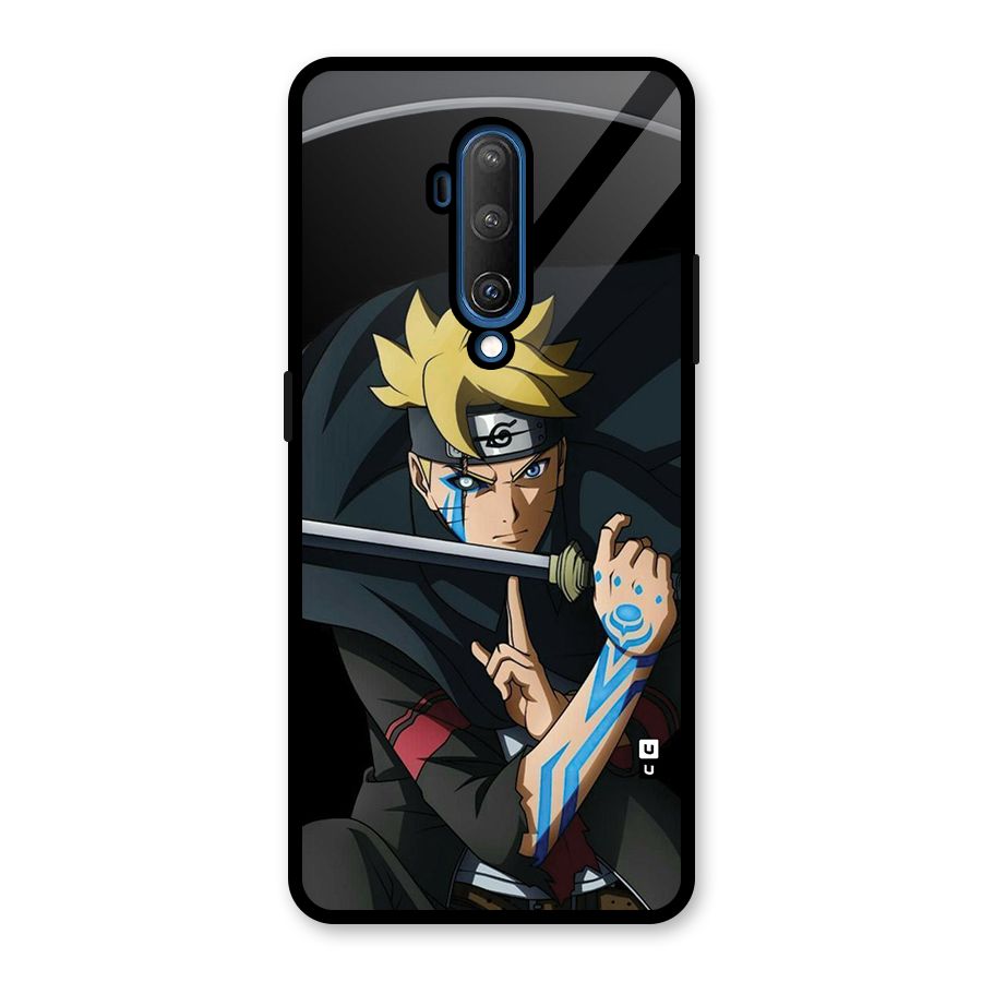 Boruto Uzumaki Stance Glass Back Case for OnePlus 7T Pro