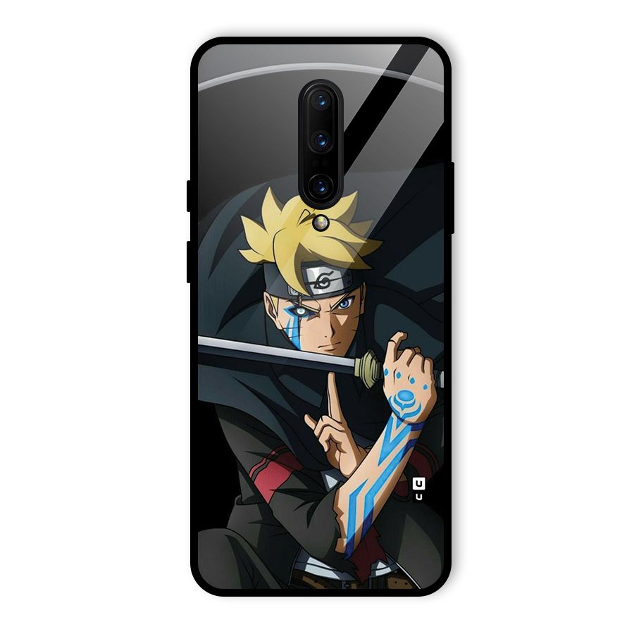 Boruto Uzumaki Stance Glass Back Case for OnePlus 7 Pro
