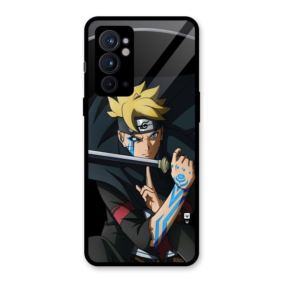 Boruto Uzumaki Stance Glass Back Case for OnePlus 9RT 5G