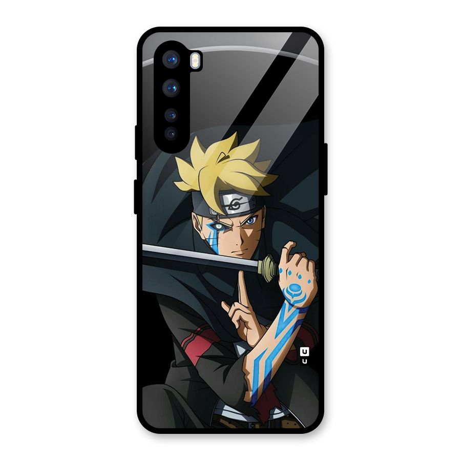 Boruto Uzumaki Stance Glass Back Case for OnePlus Nord