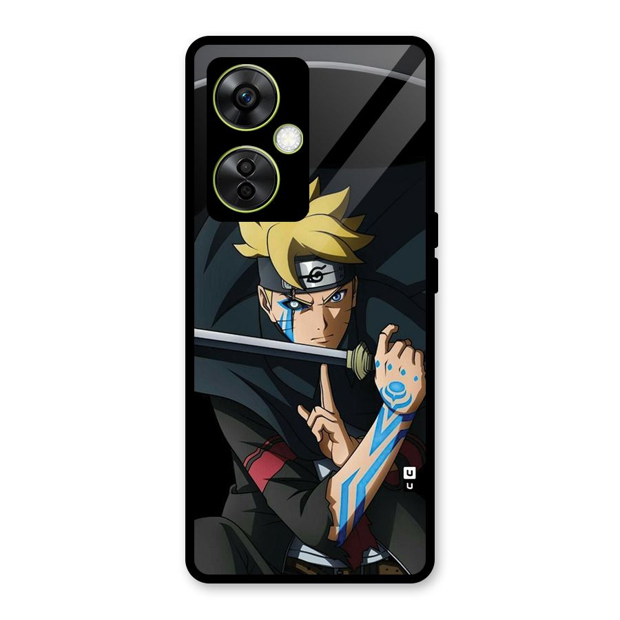 Boruto Uzumaki Stance Glass Back Case for OnePlus Nord CE 3 Lite