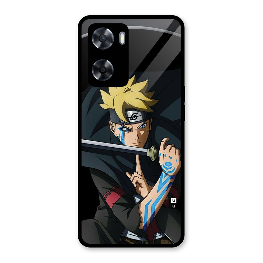 Boruto Uzumaki Stance Glass Back Case for Oppo A57 2022