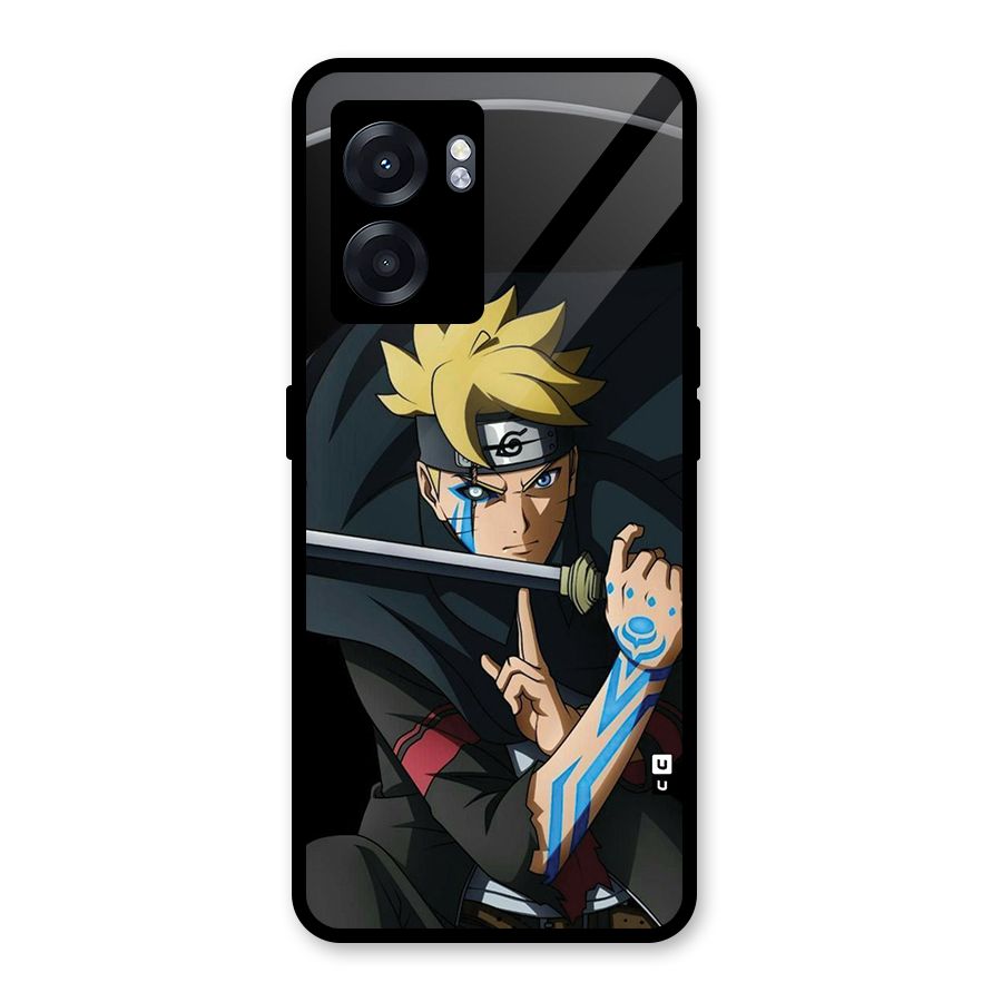 Boruto Uzumaki Stance Glass Back Case for Oppo K10 (5G)