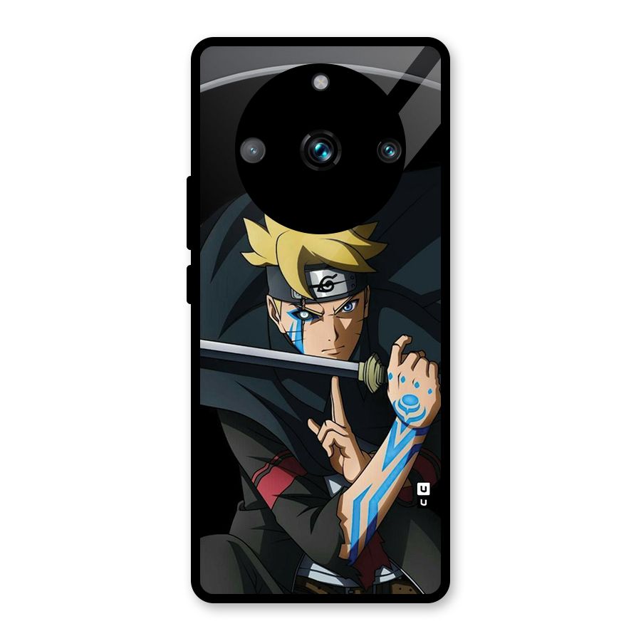 Boruto Uzumaki Stance Glass Back Case for Realme 11 Pro