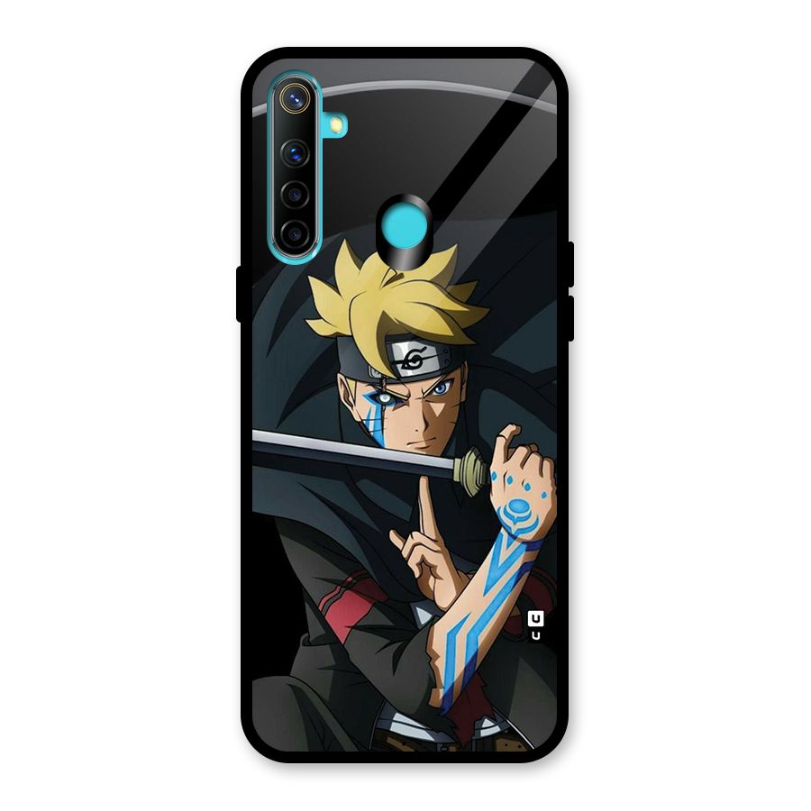 Boruto Uzumaki Stance Glass Back Case for Realme 5i