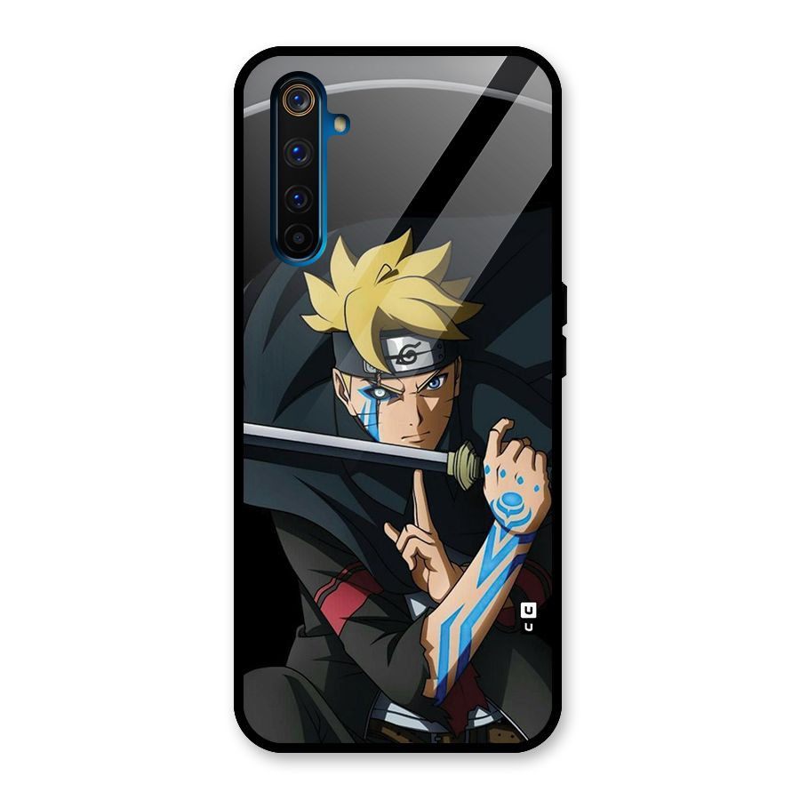 Boruto Uzumaki Stance Glass Back Case for Realme 6 Pro
