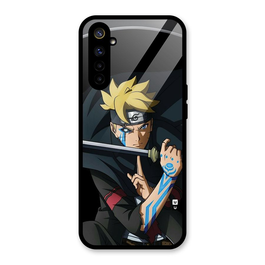 Boruto Uzumaki Stance Glass Back Case for Realme 6i