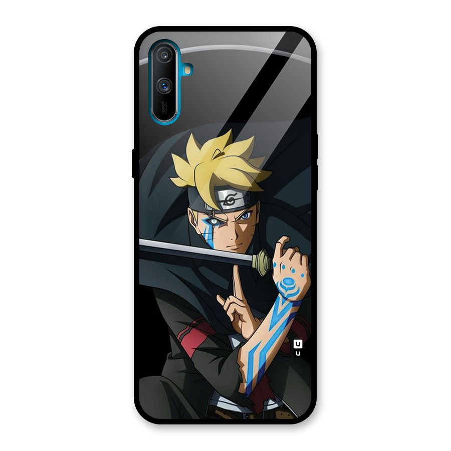Boruto Uzumaki Stance Glass Back Case for Realme C3