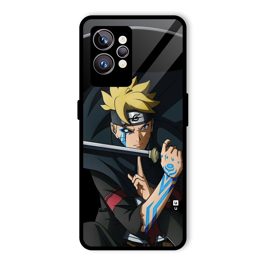 Boruto Uzumaki Stance Glass Back Case for Realme GT2 Pro