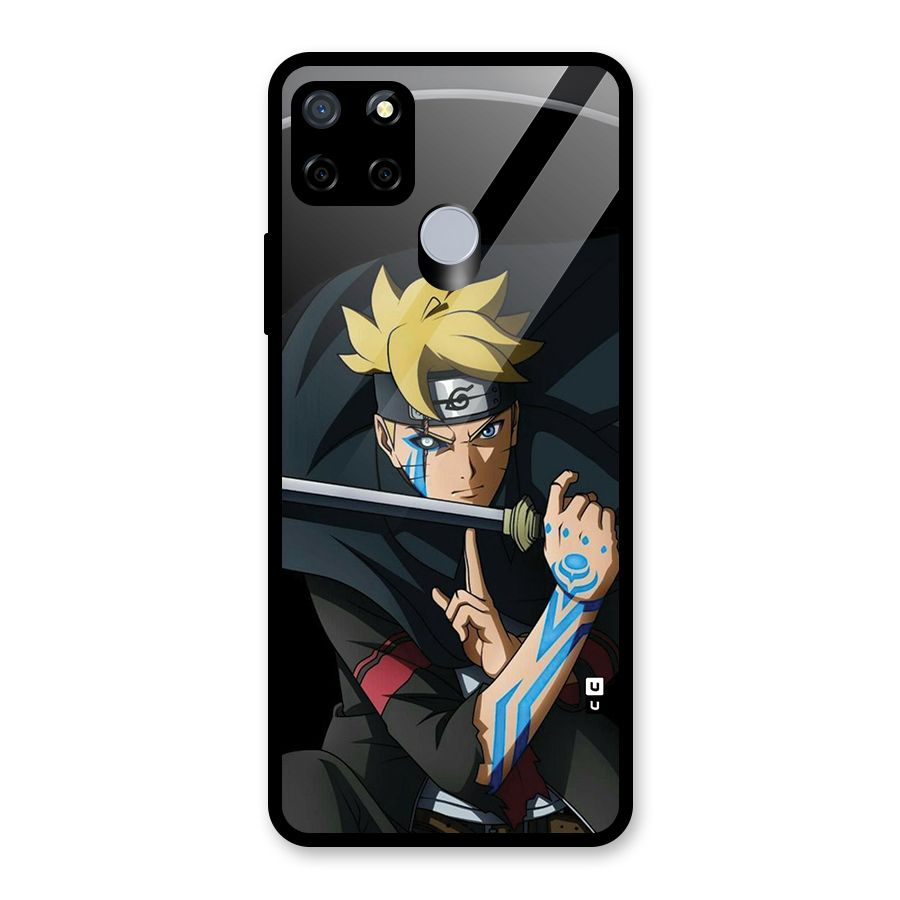 Boruto Uzumaki Stance Glass Back Case for Realme Narzo 20