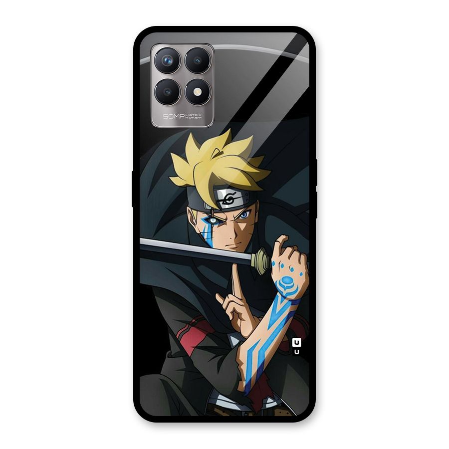 Boruto Uzumaki Stance Glass Back Case for Realme Narzo 50