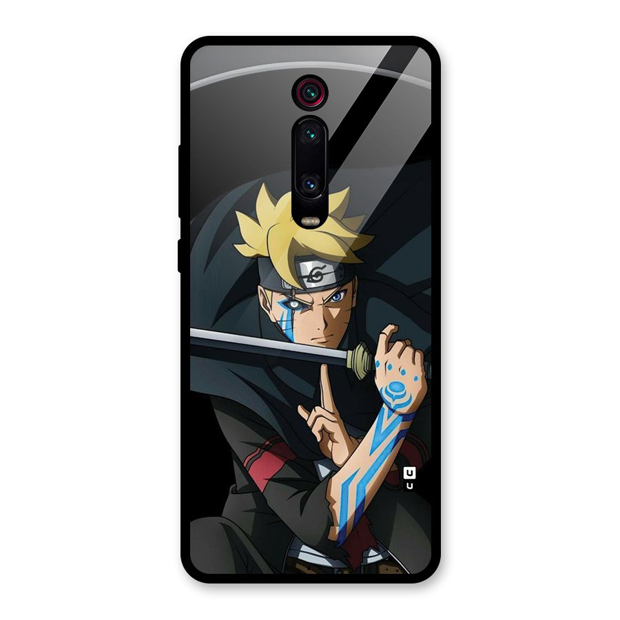 Boruto Uzumaki Stance Glass Back Case for Redmi K20 Pro