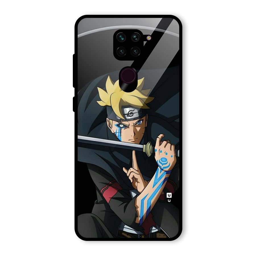 Boruto Uzumaki Stance Glass Back Case for Redmi Note 9