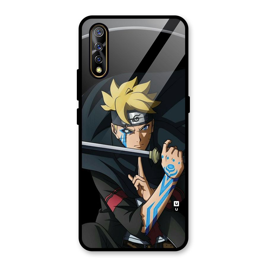 Boruto Uzumaki Stance Glass Back Case for Vivo S1