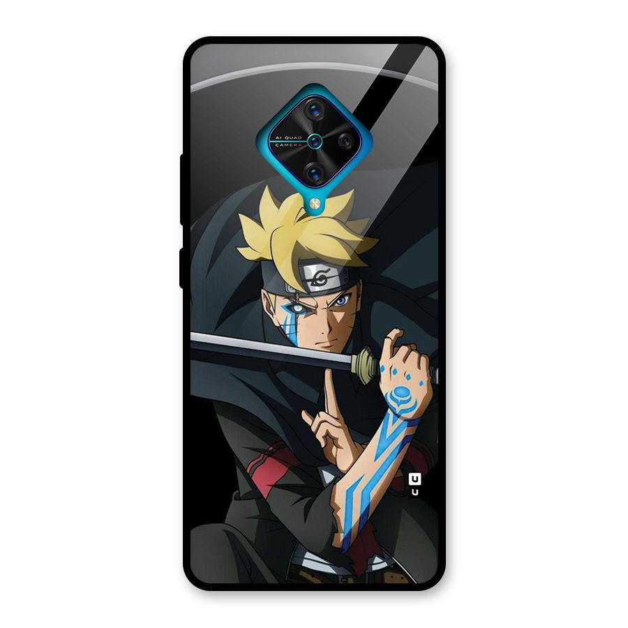 Boruto Uzumaki Stance Glass Back Case for Vivo S1 Pro