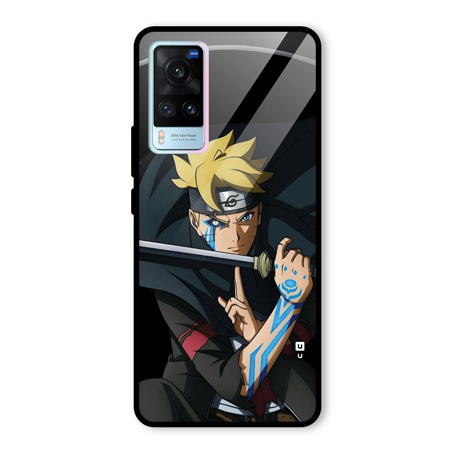 Boruto Uzumaki Stance Glass Back Case for Vivo X60