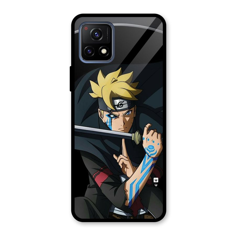 Boruto Uzumaki Stance Glass Back Case for Vivo Y72 5G
