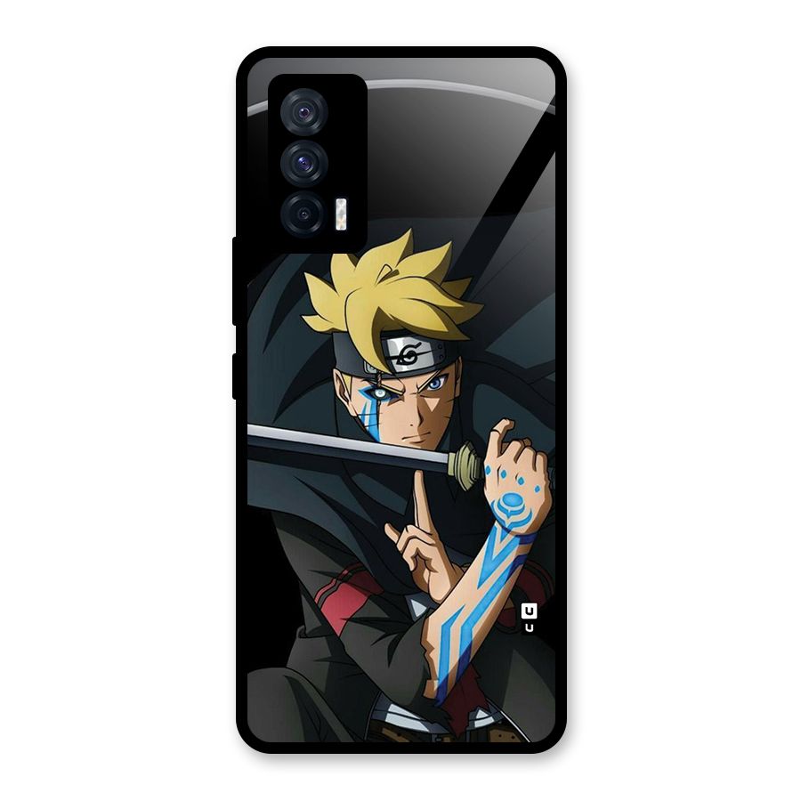 Boruto Uzumaki Stance Glass Back Case for Vivo iQOO 7 5G