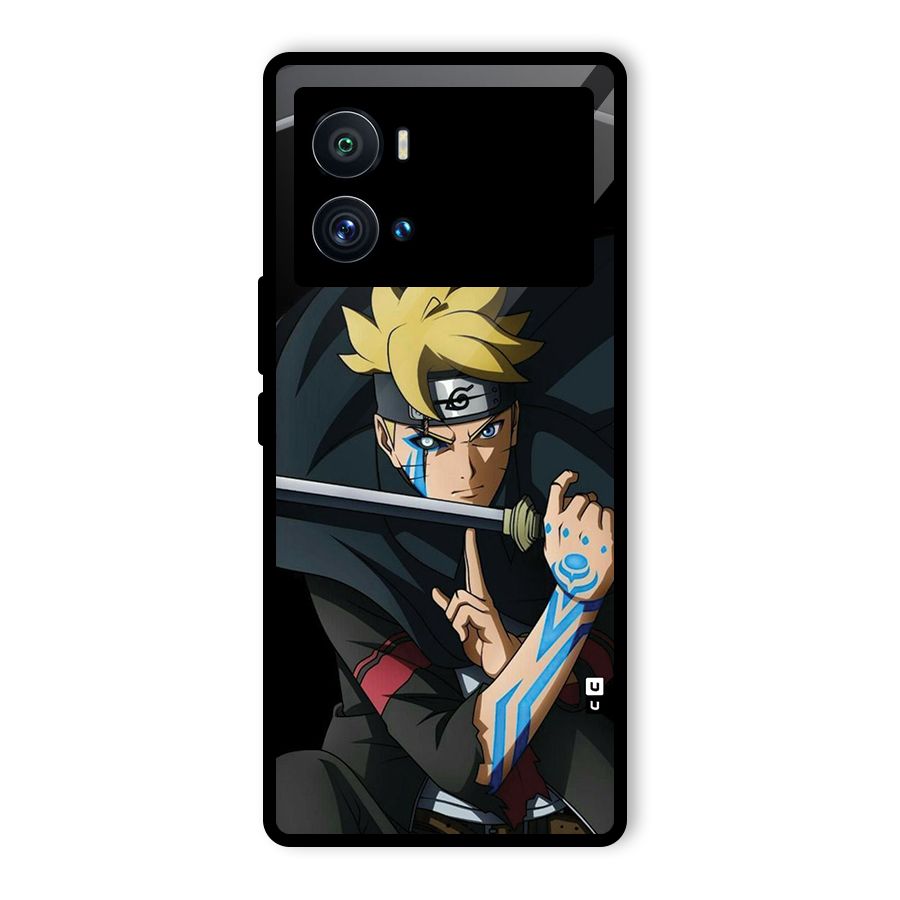 Boruto Uzumaki Stance Glass Back Case for Vivo iQOO 9 Pro
