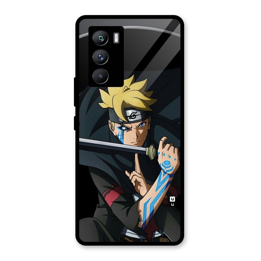 Boruto Uzumaki Stance Glass Back Case for Vivo iQOO 9 SE