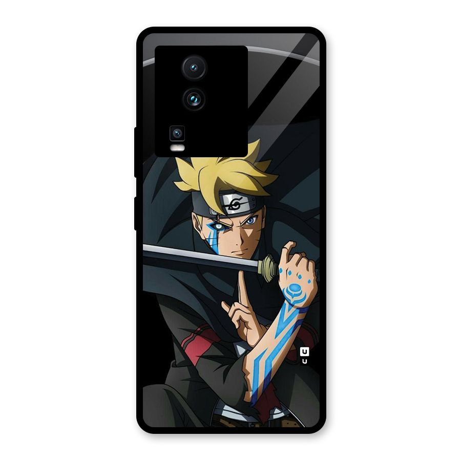 Boruto Uzumaki Stance Glass Back Case for Vivo iQOO Neo 7