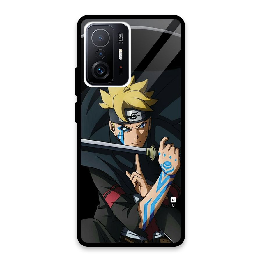 Boruto Uzumaki Stance Glass Back Case for Xiaomi 11T Pro