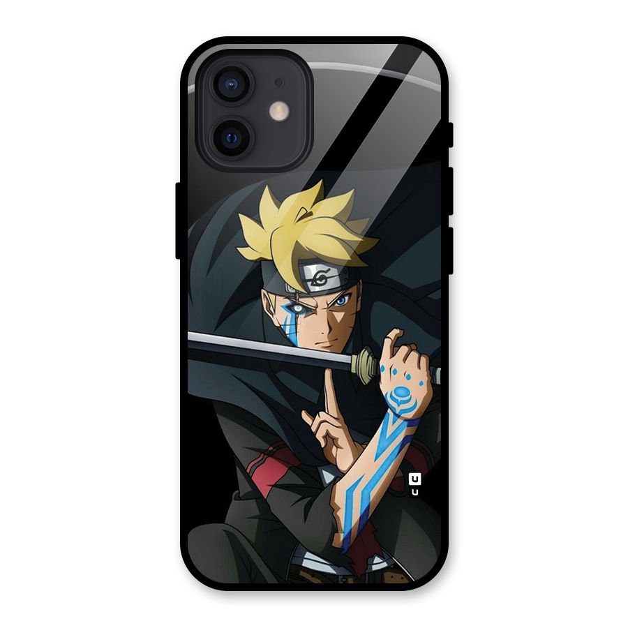 Boruto Uzumaki Stance Glass Back Case for iPhone 12