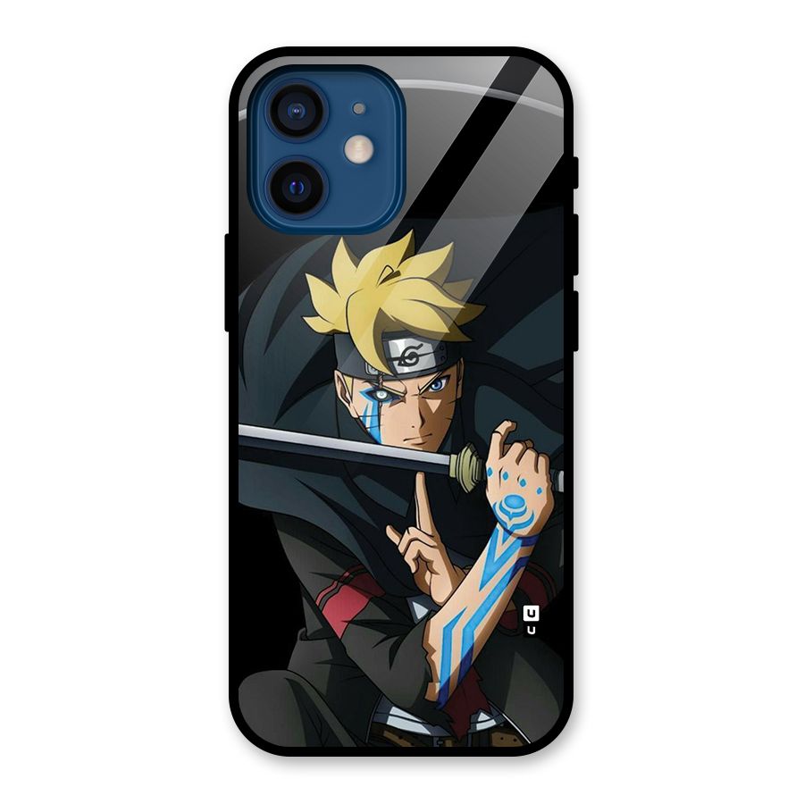 Boruto Uzumaki Stance Glass Back Case for iPhone 12 Mini