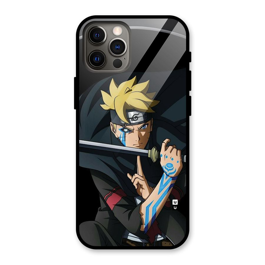 Boruto Uzumaki Stance Glass Back Case for iPhone 12 Pro