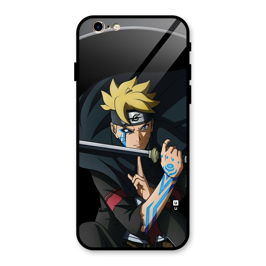 Boruto Uzumaki Stance Glass Back Case for iPhone 6 6S