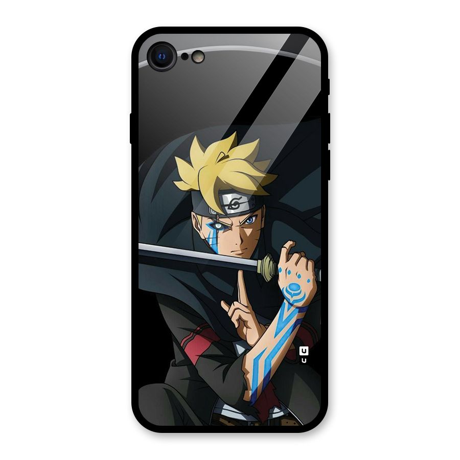 Boruto Uzumaki Stance Glass Back Case for iPhone 7