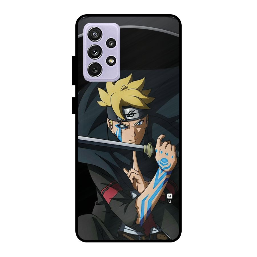 Boruto Uzumaki Stance Metal Back Case for Galaxy A72