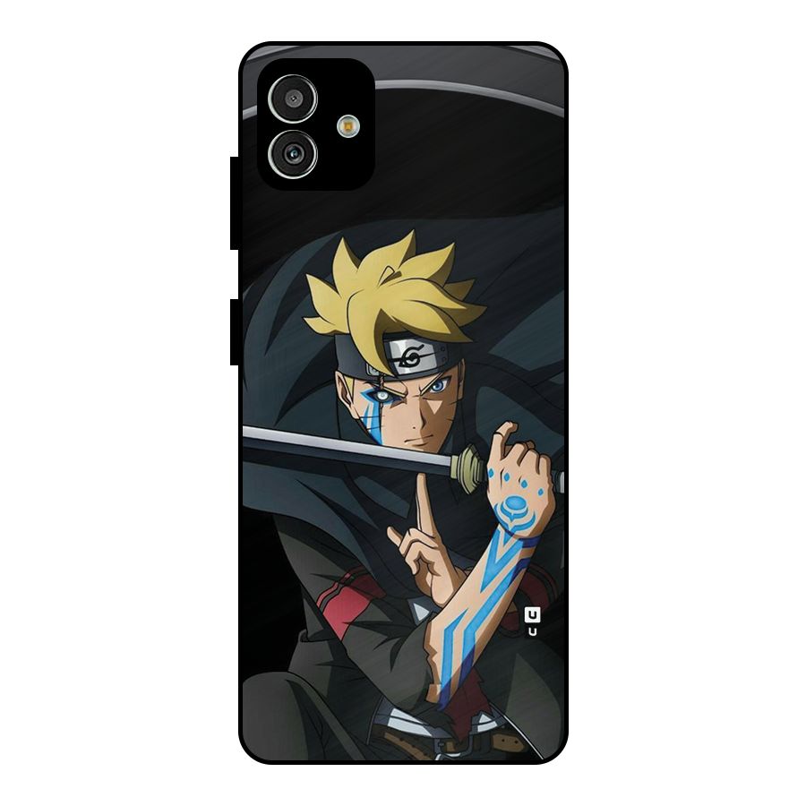Boruto Uzumaki Stance Metal Back Case for Galaxy M13 5G