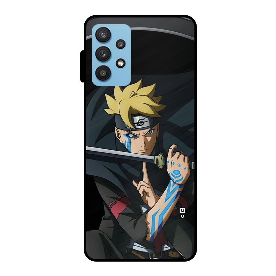 Boruto Uzumaki Stance Metal Back Case for Galaxy M32 5G