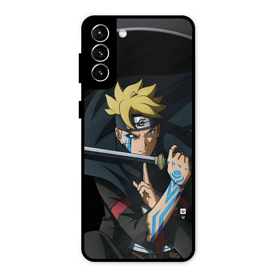 Boruto Uzumaki Stance Metal Back Case for Galaxy S21 Plus
