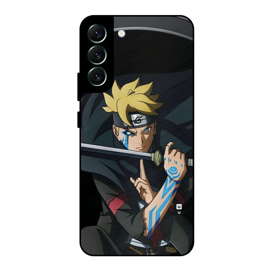 Boruto Uzumaki Stance Metal Back Case for Galaxy S22 Plus 5G
