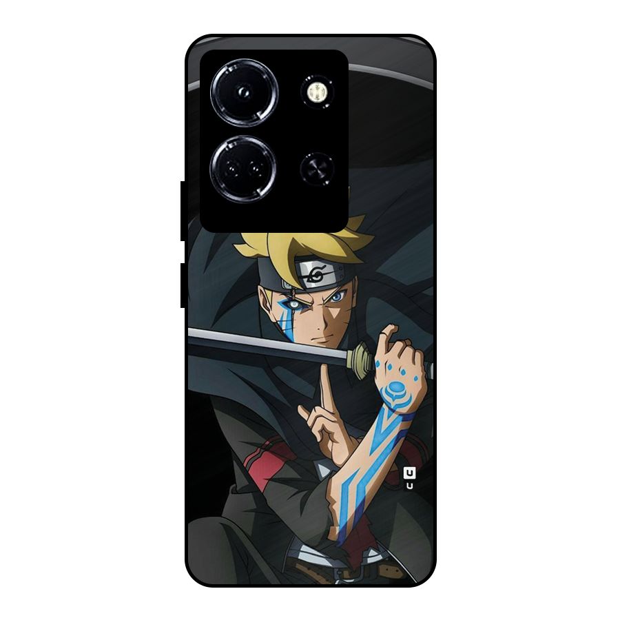 Boruto Uzumaki Stance Metal Back Case for Infinix Note 30 5G