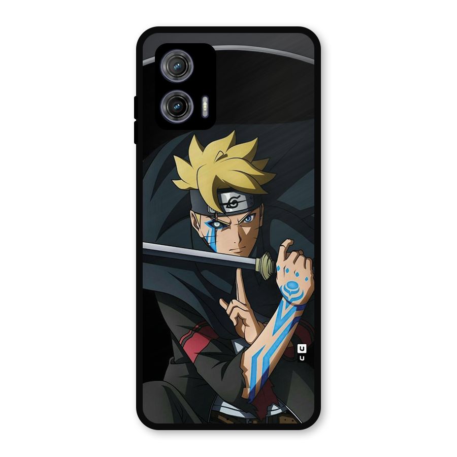 Boruto Uzumaki Stance Metal Back Case for Moto G73