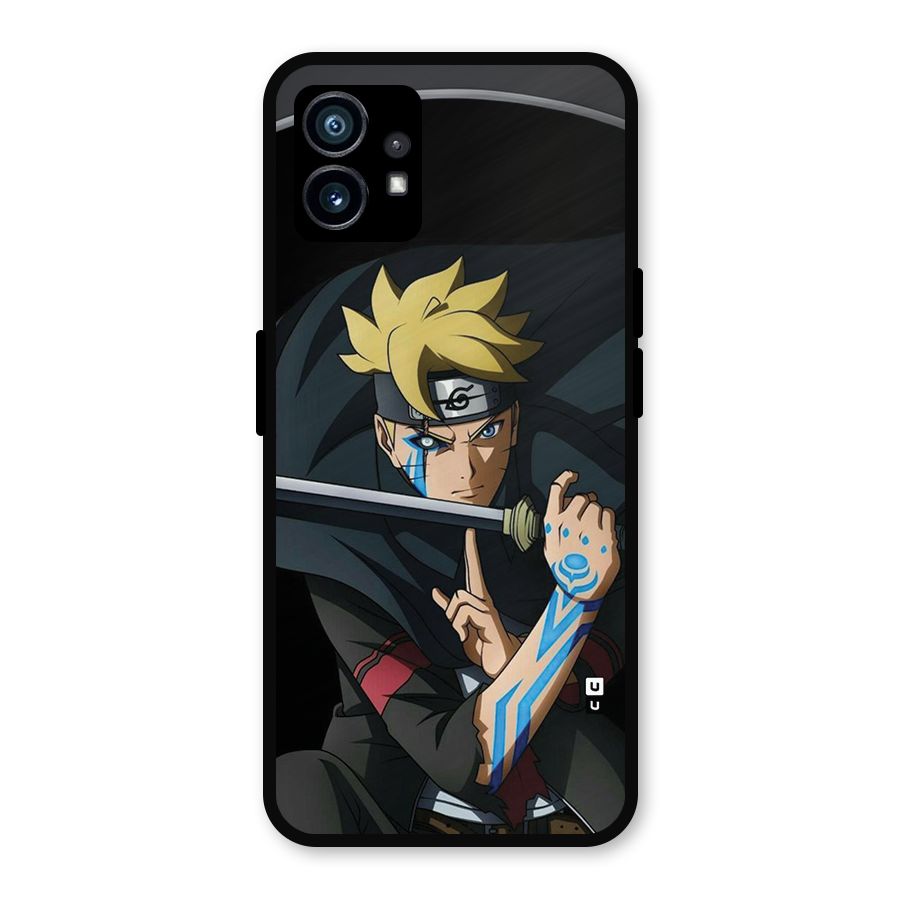 Boruto Uzumaki Stance Metal Back Case for Nothing Phone 1