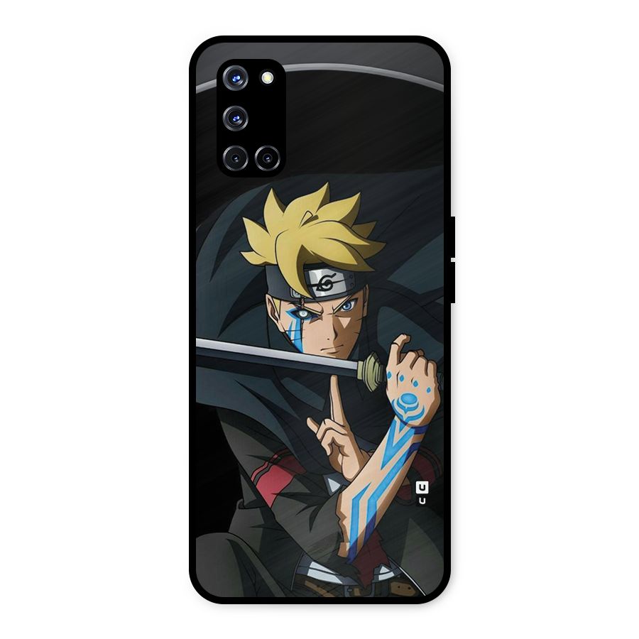 Boruto Uzumaki Stance Metal Back Case for Oppo A52