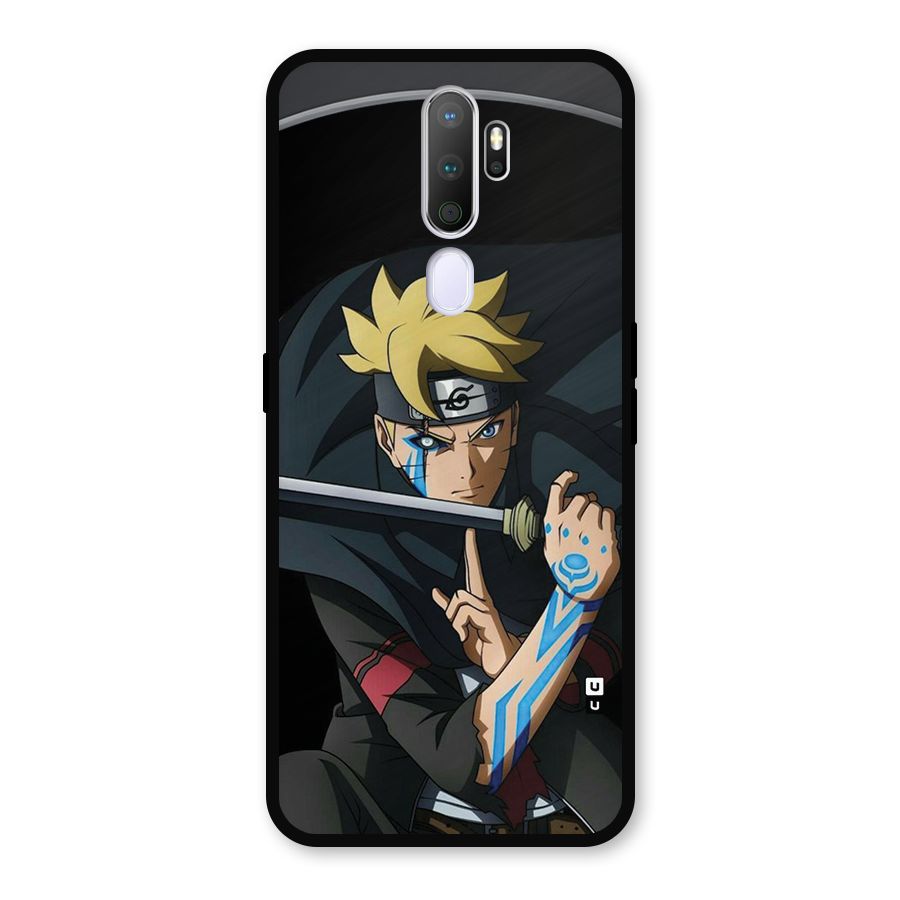 Boruto Uzumaki Stance Metal Back Case for Oppo A9 (2020)